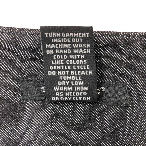 NWT Sandro Sportswear Black Cropped Straight Wide Leg Women's Pants Size 16 - Picture 4 of 9